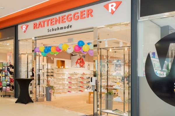 Schuhhaus Rattenegger im Einkaufszentrum LCS Leoben